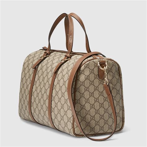 gucci nice gg supreme canvas boston bag|gg supreme shoulder bag.